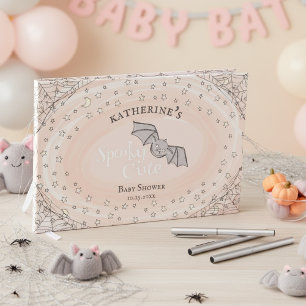 Orange Éffrayant Cute Bats Baby shower d'Halloween