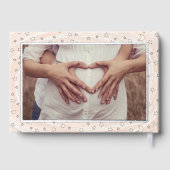 Orange Éffrayant Cute Bats Baby shower d'Halloween (Verso)