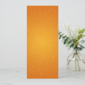 Orange élégante de vague de scintillement de menu (Debout devant)