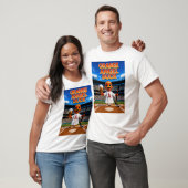 ORANGE ENGEL EEND Heren Basic T-Shirt (Unisex)