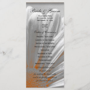 Orange et Gris Floral Faits saillants Programme de