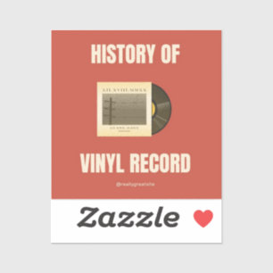 ORANGE ET NOIR Autocollant en vinyle découpé sur m