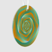 Orange et vert Spiral Rose Orange (devant)