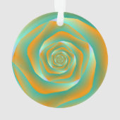Orange et vert Spiral Rose Orange (dos)