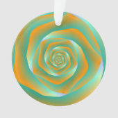 Orange et vert Spiral Rose Orange (devant)