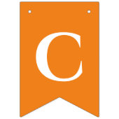 Orange | Félicitations Drapeaux de soudure avec fe (Deuxième drapeau)