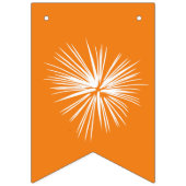 Orange | Félicitations Drapeaux de soudure avec fe (Premier drapeau)