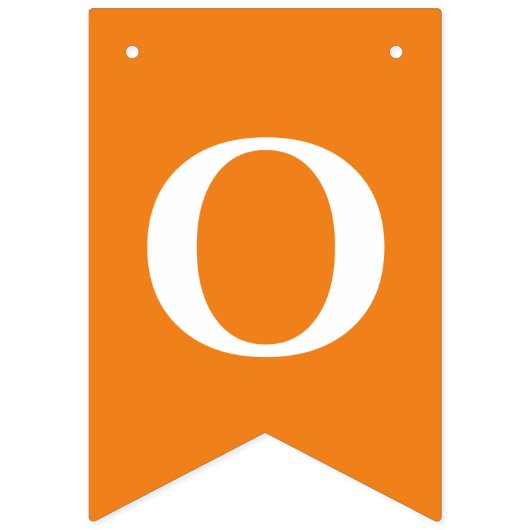 Orange | Félicitations Drapeaux de soudure avec fe (Troisième drapeau)