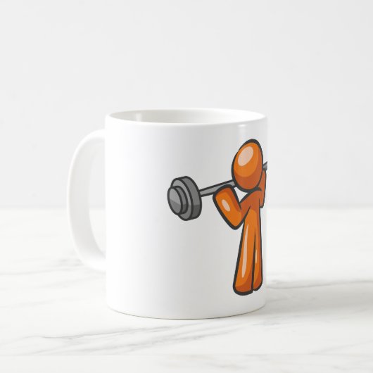 Orange Figure Poids Mug (Devant gauche)