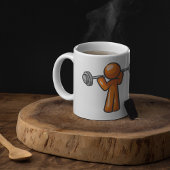 Orange Figure Poids Mug