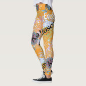 Orange Fizz Sorbet Leggings (Gauche)
