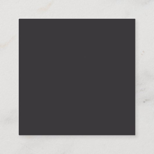 Orange Fleurs Élégant Code QR minimal carte RSVP (Dos)