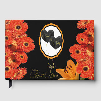 Orange floral et Mariage noir