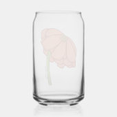 Orange Flower Blikvorm Glas (Achterkant)