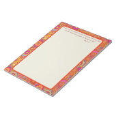 Orange Flower Garden Life Citations Carnet (Incliné)