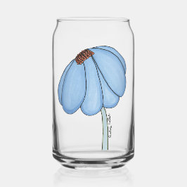 Orange Flower Notebook Blikvorm Glas