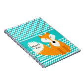 Orange Fox sur Chevron Carnet personnalisé (Côté Droit)