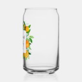 Orange Fruits and Flowers Summer Floral botanical (Gauche)