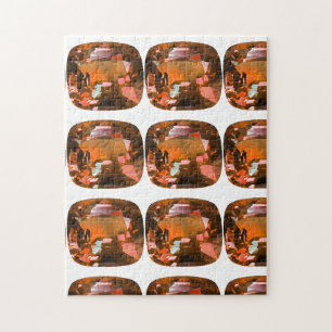 Orange Gemstone Legpuzzel
