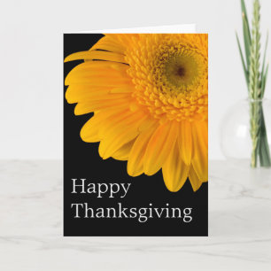 Orange Gerber Flower :: Carte Bon thanksgiving