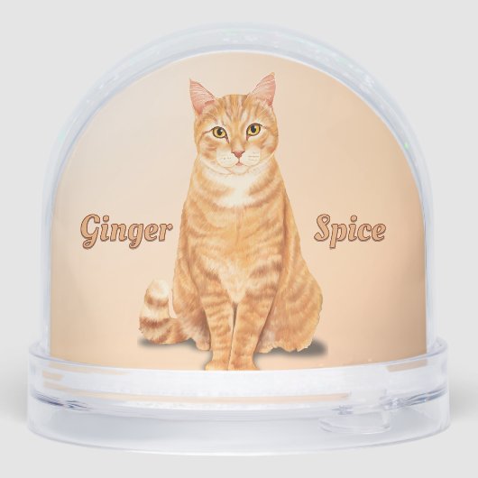 Orange Ginger Tabby Cat Personalized (Arrière)