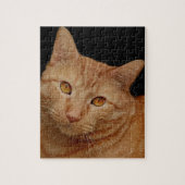 ORANGE GINGER TABBY CHAT JIGSAW PUZZLE (Vertical)