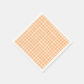 Orange Gingham Fall Servet (Hoek)