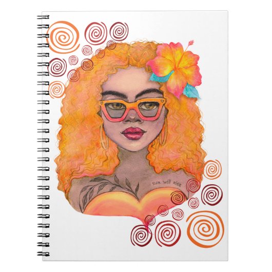 Orange Girl Carnet (Devant)