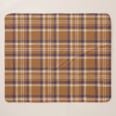 Orange Glen Plaid texturé transparent motif abstra (Devant (Horizontal))