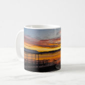 Orange Glory Matin Painterly Café Mug (Devant gauche)