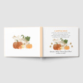 Orange Gold Halloween Baby shower d'automne Livre  (Complet)