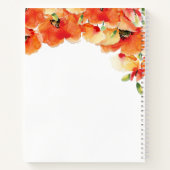 Orange Golden Poppy Letters to Daughter Journal (Dos)