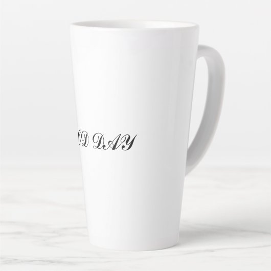 ORANGE GOOD DAY MUG (Angle droit)