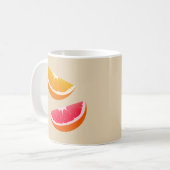 Orange & Grapefruit Citrus Coffee Mug Gift Koffiemok (Voorkant links)
