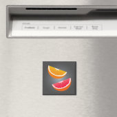 Orange & Grapefruit Slice Refrigerator Magnet (In Situ (Lave-vaisselle))