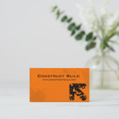 Orange grunge de carte de 232 entreprises de (Debout devant)