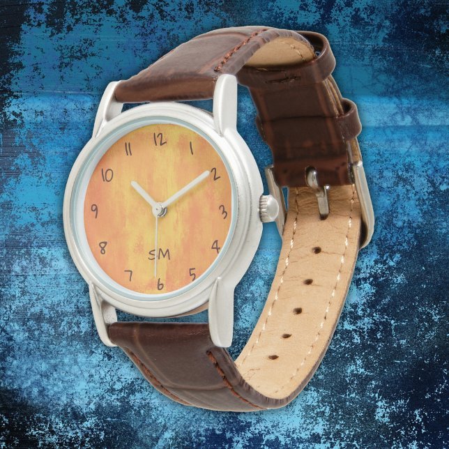 Orange Grunge Watch Horloge (Creator heeft geüpload)