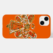 Orange Guardian Angel Art coque iphone personnalis (Verso (horizontal))