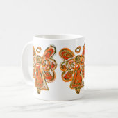 Orange Guardian Angel Custom Coffee Mug Cup (Devant gauche)