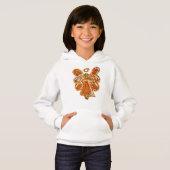 Orange Guardian Angel Sweatshirt Sweat - shirt à c (Devant entier)