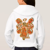 Orange Guardian Angel Sweatshirt Sweat - shirt à c (Dos)