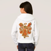 Orange Guardian Angel Sweatshirt Sweat - shirt à c (Dos entier)