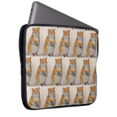Orange Hamster Electronics Bag Laptop Sleeve (Voorkant Rechts)