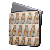 Orange Hamster Electronics Bag Laptop Sleeve (Voorkant Links)