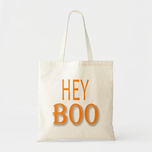 Orange Hello Boo Sac fourre-tout (Devant)