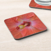 Orange Hibiscus Cork Dessous de verre (Côté gauche)