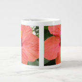 Orange Hibiscus Fleur Macro Mug (Devant)