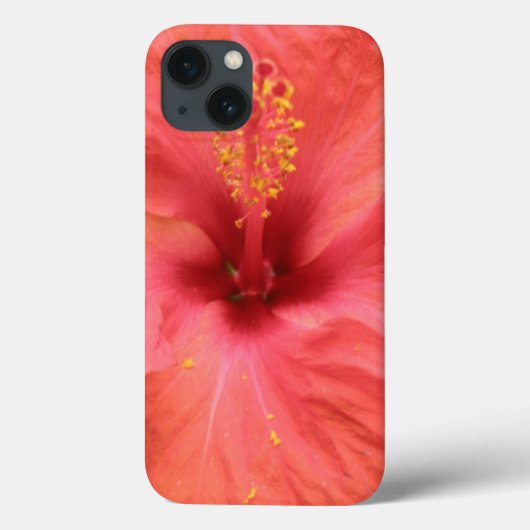 Orange Hibiscus Flower coque ipad (Verso)