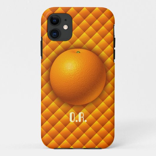 Orange iPhone 5 Coque (Dos)