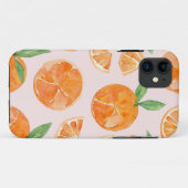 Orange Iphone case (Achterkant (horizontaal))